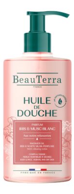 BEAUTERRA huile de douche iris&musc blanc 750 ml