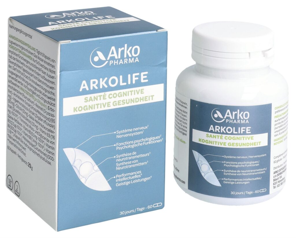 ARKOPHARMA Arkolife santé cognitive caps 60 pce