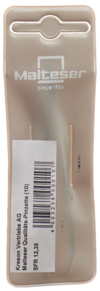 MALTESER brucelle étroit courbé nickel 8cm no 10