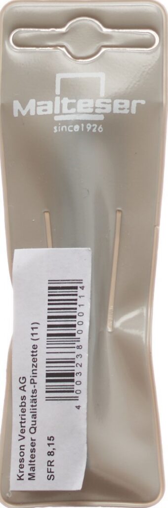 MALTESER brucelle biseau nickel 8cm no 11