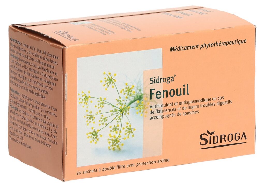 SIDROGA fenouil 20 sach 2 g