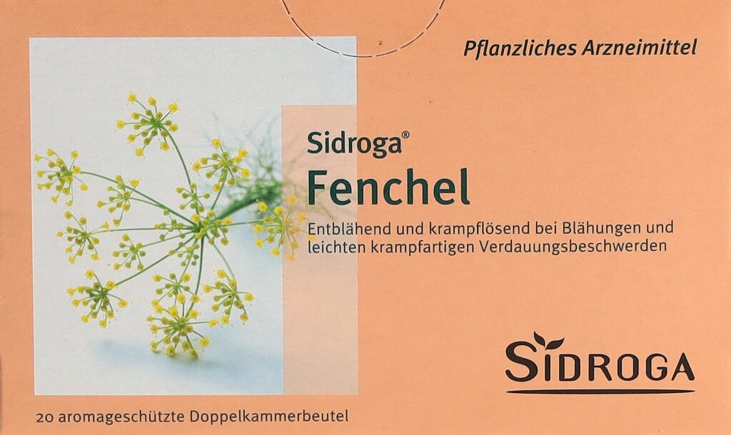 SIDROGA fenouil 20 sach 2 g