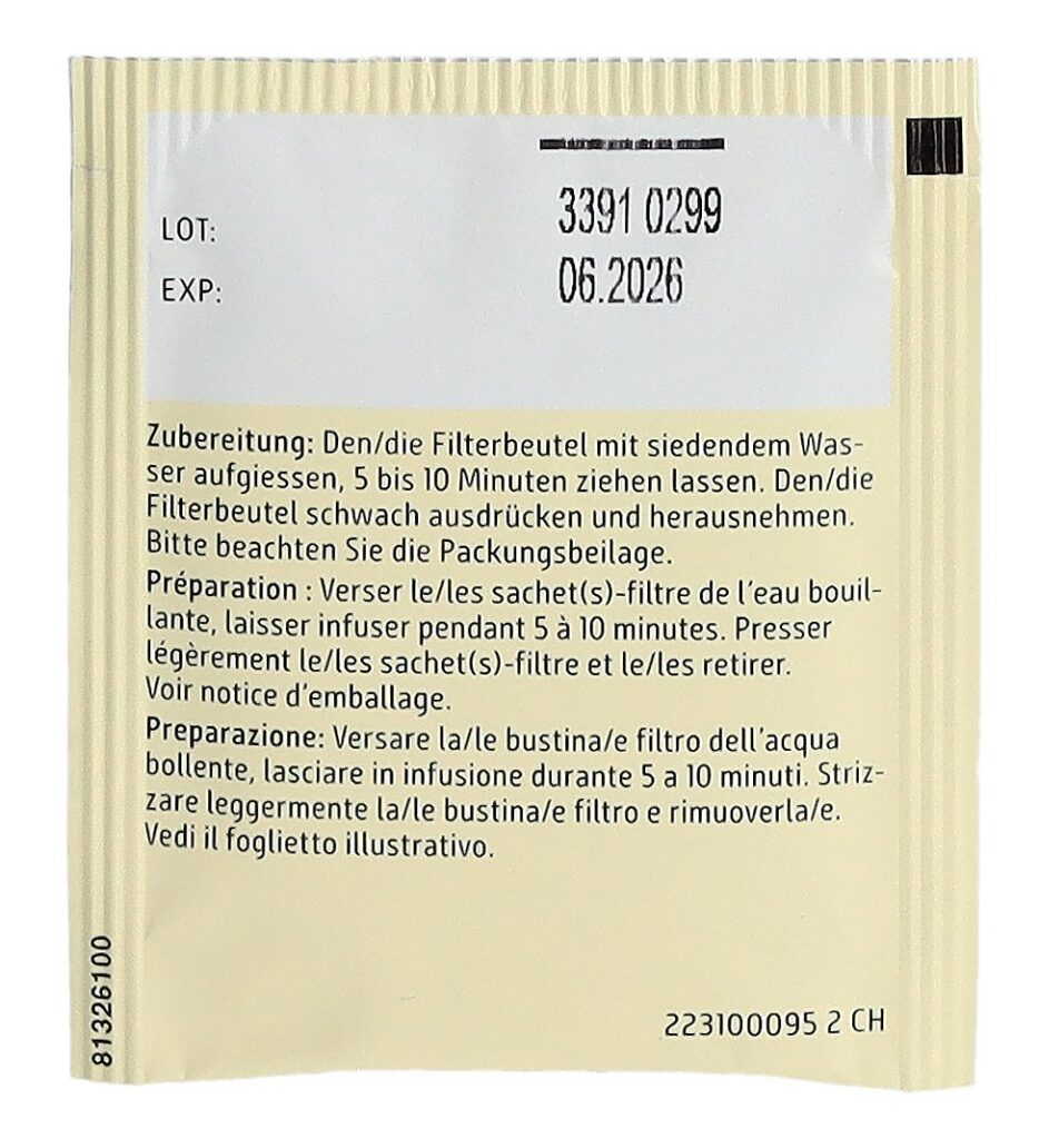 SIDROGA fleurs de camomille 20 sach 1.5 g