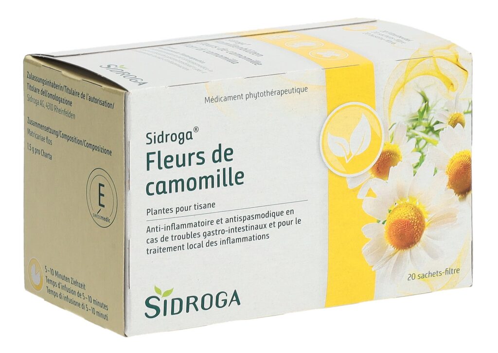 SIDROGA fleurs de camomille 20 sach 1.5 g