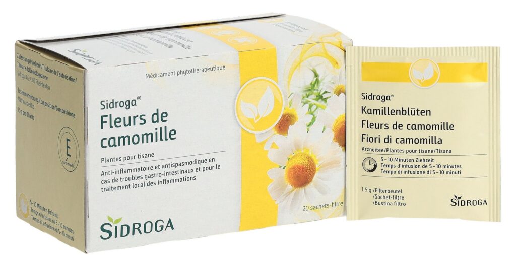 SIDROGA fleurs de camomille 20 sach 1.5 g