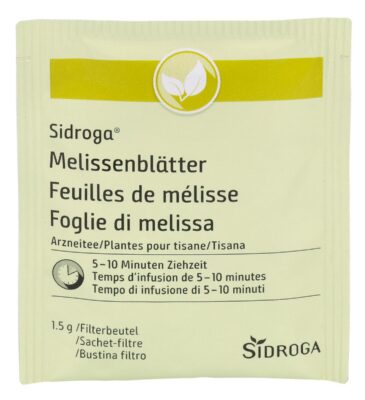 SIDROGA feuilles de mélisse 20 sach 1.5 g