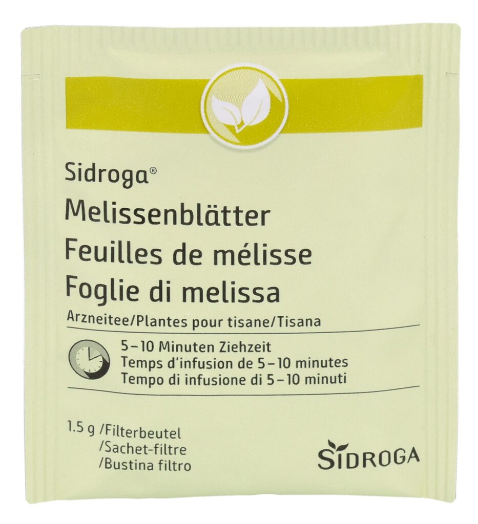 SIDROGA feuilles de mélisse 20 sach 1.5 g