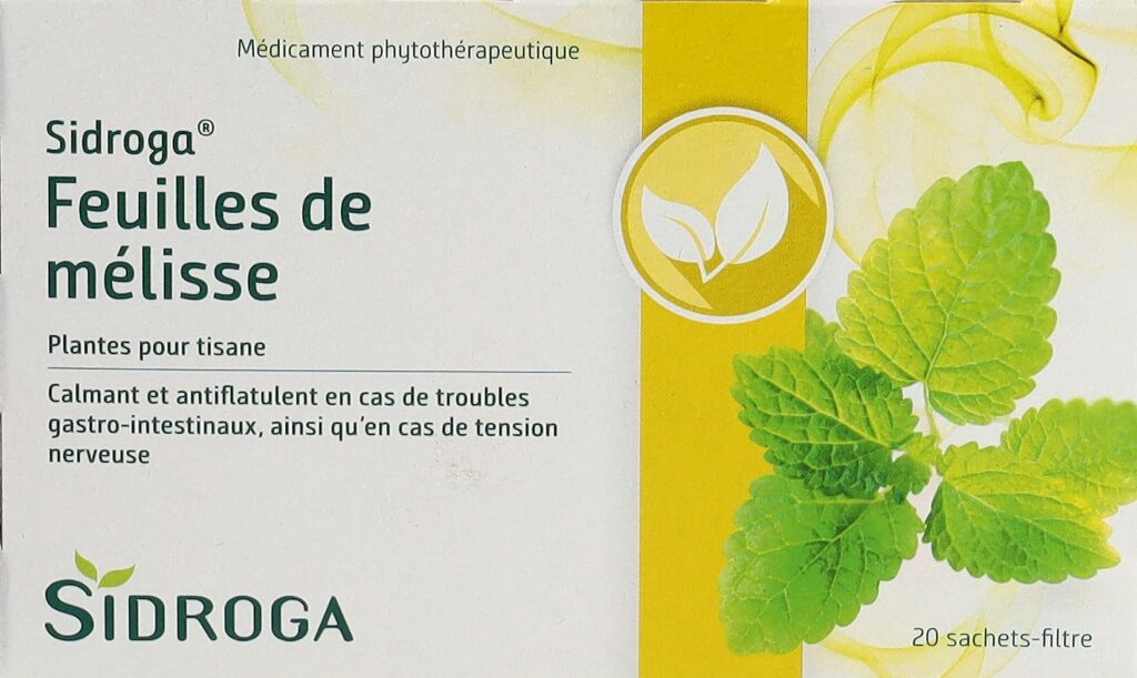 SIDROGA feuilles de mélisse 20 sach 1.5 g