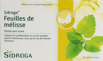 SIDROGA feuilles de mélisse 20 sach 1.5 g