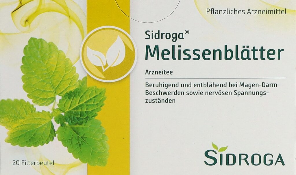 SIDROGA feuilles de mélisse 20 sach 1.5 g