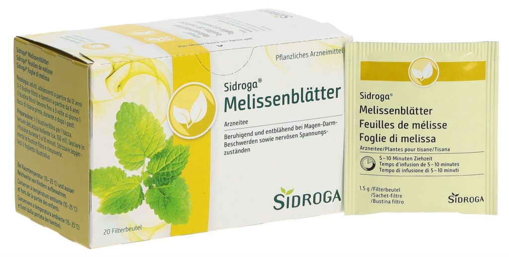 SIDROGA feuilles de mélisse 20 sach 1.5 g