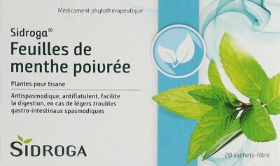 SIDROGA feuilles de menthe poivrée 20 sach 1.5 g