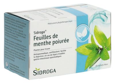 SIDROGA feuilles de menthe poivrée 20 sach 1.5 g