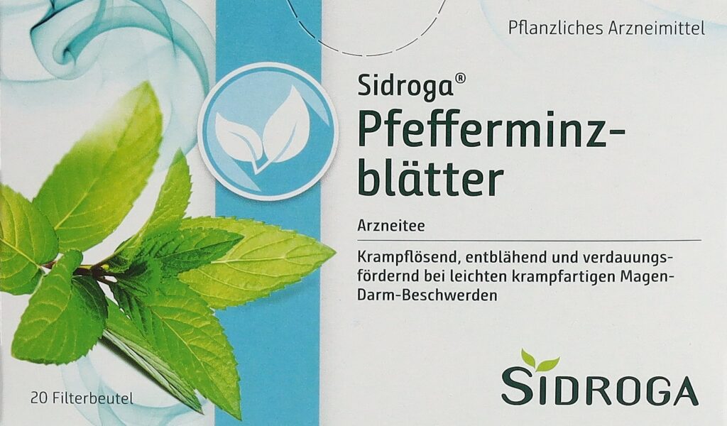 SIDROGA feuilles de menthe poivrée 20 sach 1.5 g