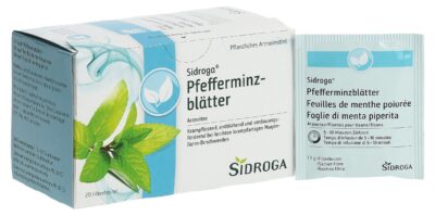 SIDROGA feuilles de menthe poivrée 20 sach 1.5 g