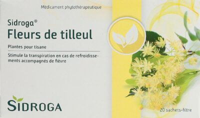 SIDROGA fleurs de tilleul 20 sach 1.8 g