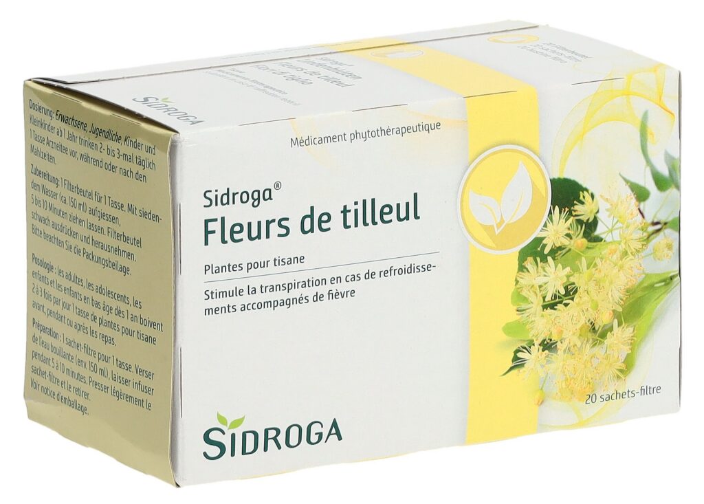 SIDROGA fleurs de tilleul 20 sach 1.8 g