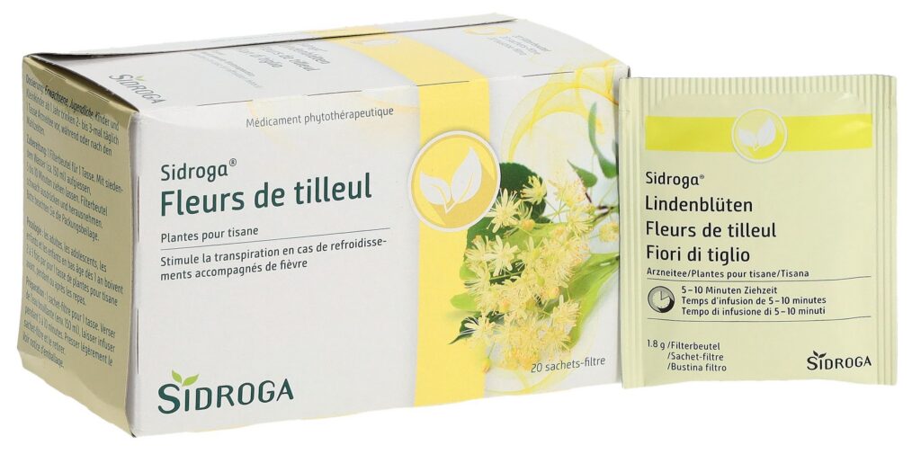 SIDROGA fleurs de tilleul 20 sach 1.8 g