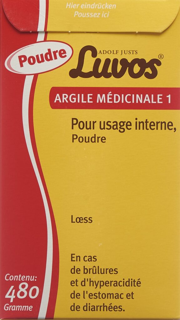 LUVOS argile médicinale 1 interne pdr 480 g