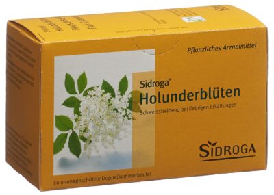 SIDROGA fleurs de sureau 20 sach 1 g