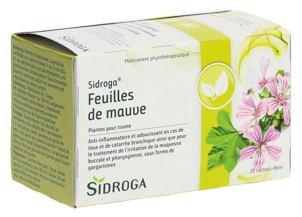 SIDROGA feuilles de mauve 20 sach 0.9 g