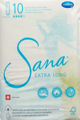 SANA EXTRA serviettes auto adhésives 10 pce