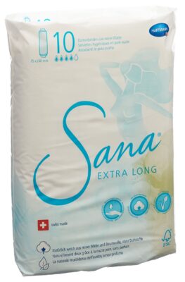 SANA EXTRA serviettes auto adhésives 10 pce