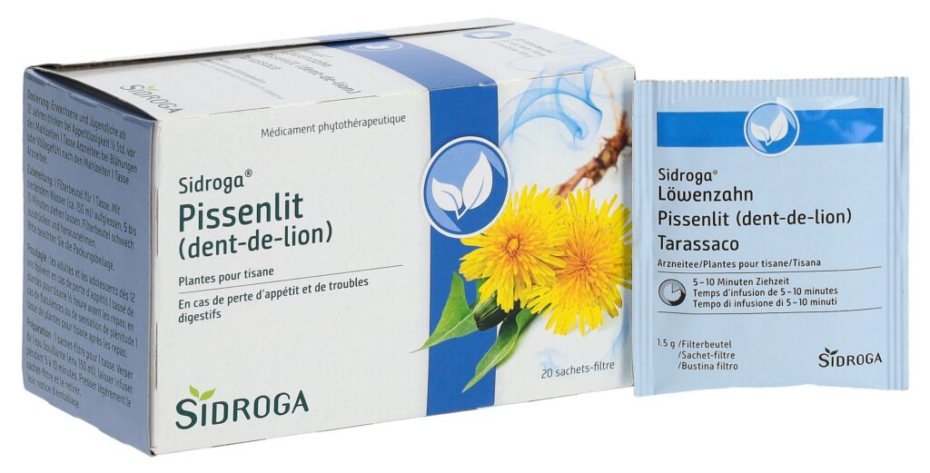 SIDROGA pissenlit 20 sach 1.5 g