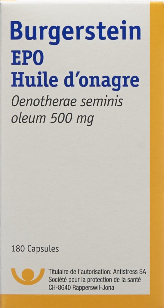 BURGERSTEIN EPO caps moll 500 mg 180 pce
