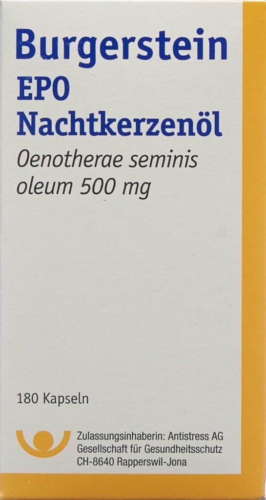 BURGERSTEIN EPO caps moll 500 mg 180 pce