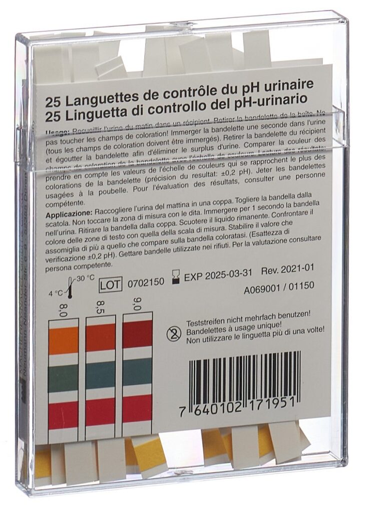 BIOSANA bâtonnets indicateur pH 4.5-9.25 25 pce