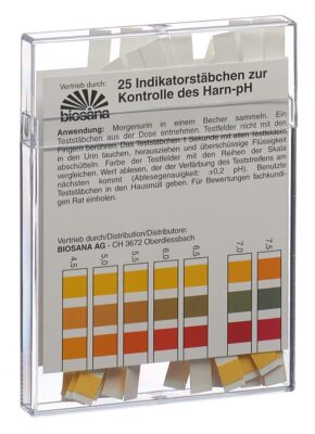 BIOSANA bâtonnets indicateur pH 4.5-9.25 25 pce