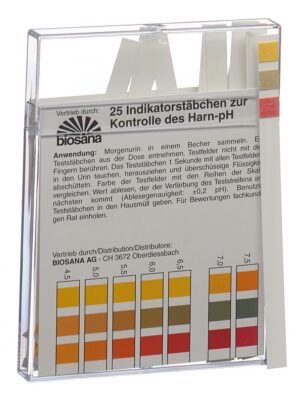 BIOSANA bâtonnets indicateur pH 4.5-9.25 25 pce