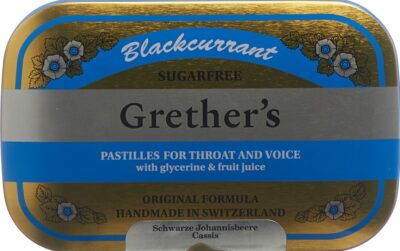 GRETHERS Blackcurrant past s suc bte 110 g