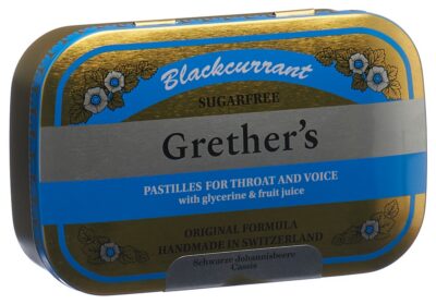 GRETHERS Blackcurrant past s suc bte 110 g