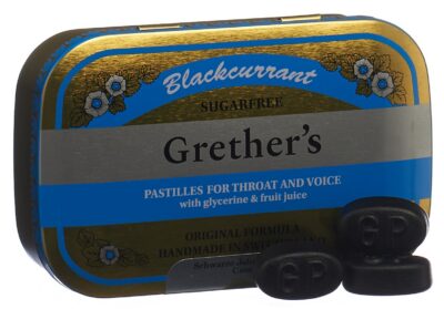 GRETHERS Blackcurrant past s suc bte 110 g
