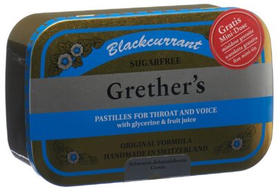 GRETHERS Blackcurrant past s suc bte 440 g