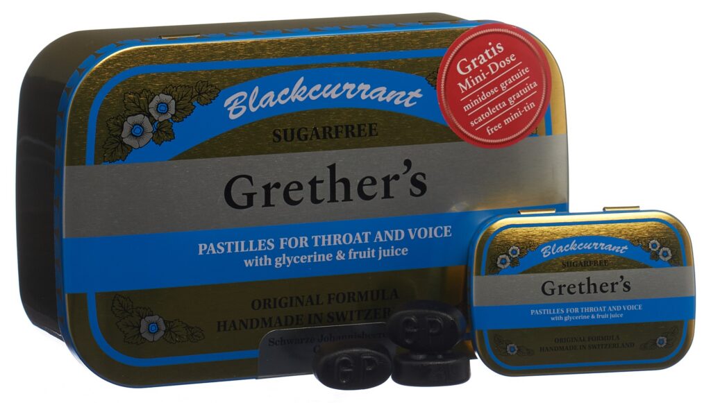 GRETHERS Blackcurrant past s suc bte 440 g