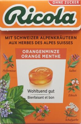RICOLA bonbons orange menthe ss as box 50 g