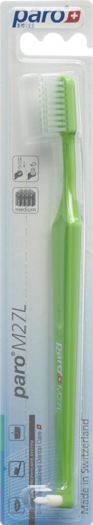 PARO brosse dents M27L med 3-rangées a interspace