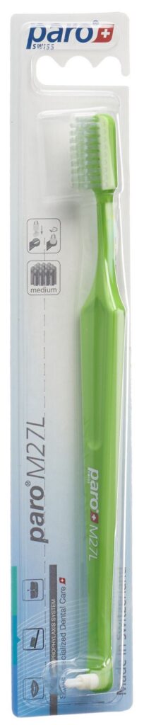 PARO brosse dents M27L med 3-rangées a interspace