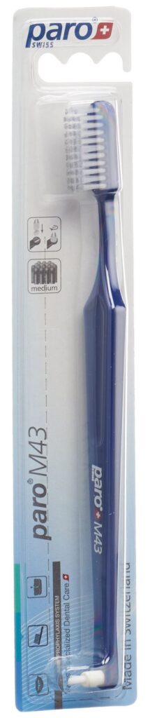 PARO brosse dents M43 medium 4-rangées interspace