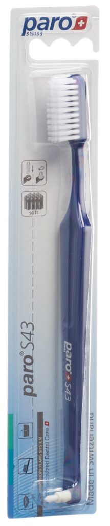 PARO brosse dents S43 soft 4-rangées a interspace