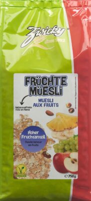 ZWICKY muesli aux fruits 750 g