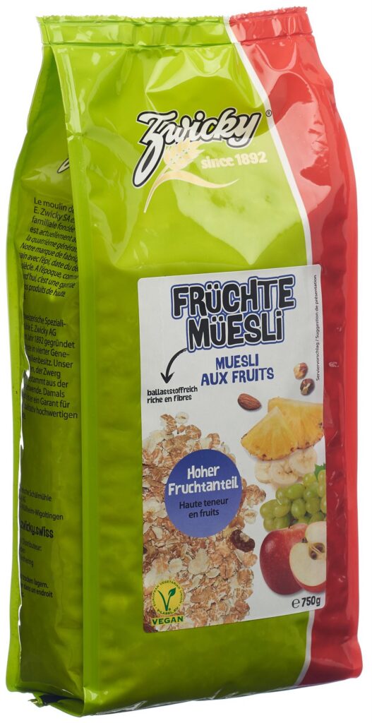 ZWICKY muesli aux fruits 750 g