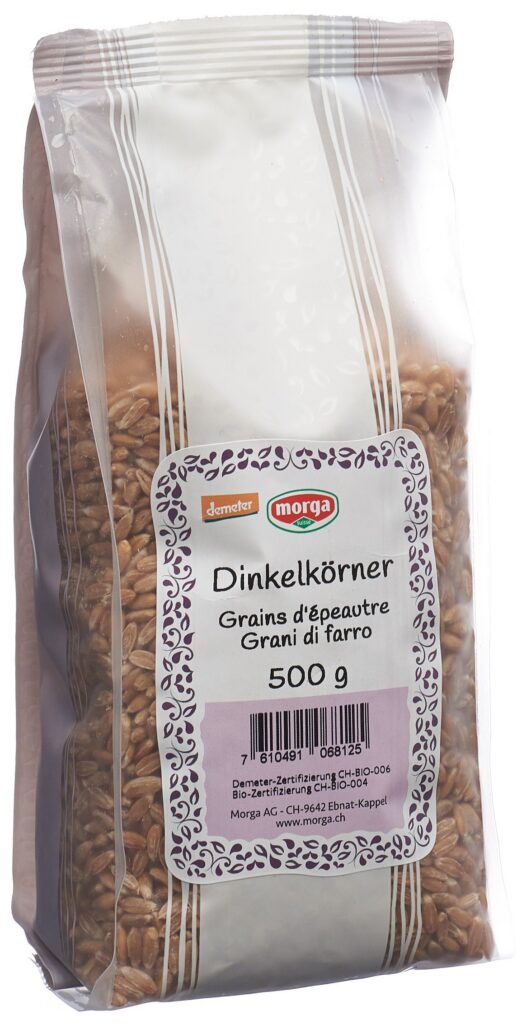 MORGA grains d'épeautre bio demeter sach 500 g