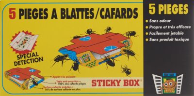 STICKY BOX pièges cafards 5 pce