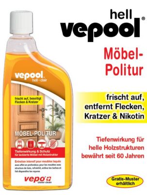 VEPOOL entretien pour meubles liq clair 300 ml