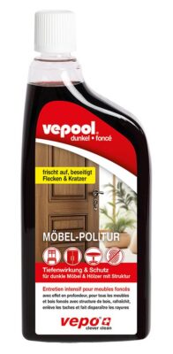 VEPOOL entretien pour meubles liq foncé 300 ml