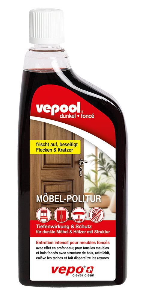 VEPOOL entretien pour meubles liq foncé 300 ml